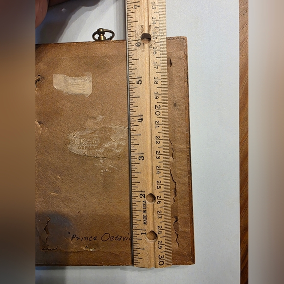 Vintage Gold Framed Portrait Art Prince Octavius of BRITAIN KING GEORGE III Son - Picture 11 of 13